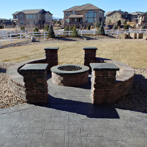 Slice It Landscaping Service - Pavers & Patios: Fire pits