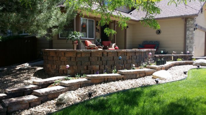 Slice It Landscaping Project photo 8 - Retaining Wall