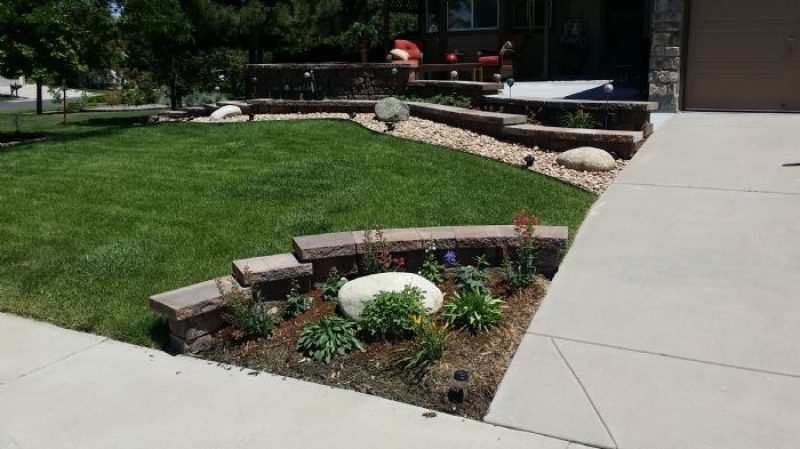 Slice It Landscaping Project photo 10 - Retaining Wall