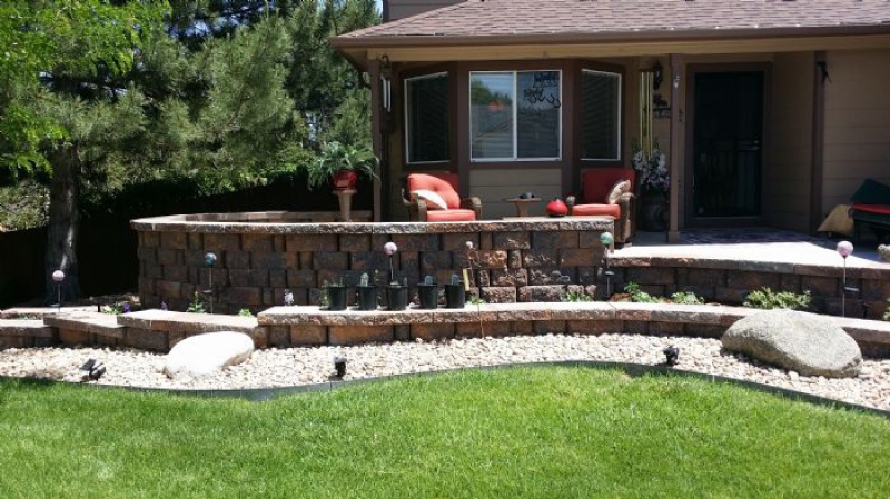 Slice It Landscaping Project photo 9 - Retaining Wall