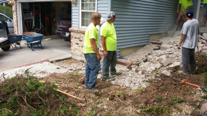 Slice It Landscaping Project photo 4 - new front walkway