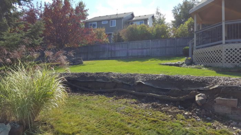 Slice It Landscaping Project photo 3 - Large Retaining Wall Replacement