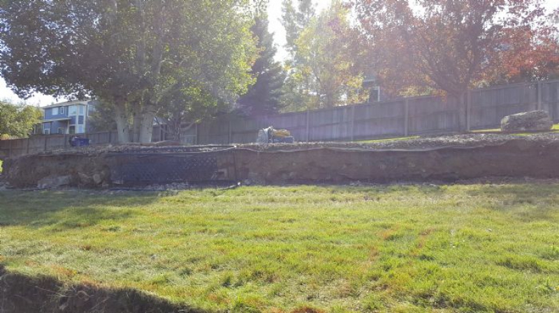 Slice It Landscaping Project photo 7 - Large Retaining Wall Replacement